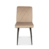 Chaise de salle à manger Joyce - Velours beige